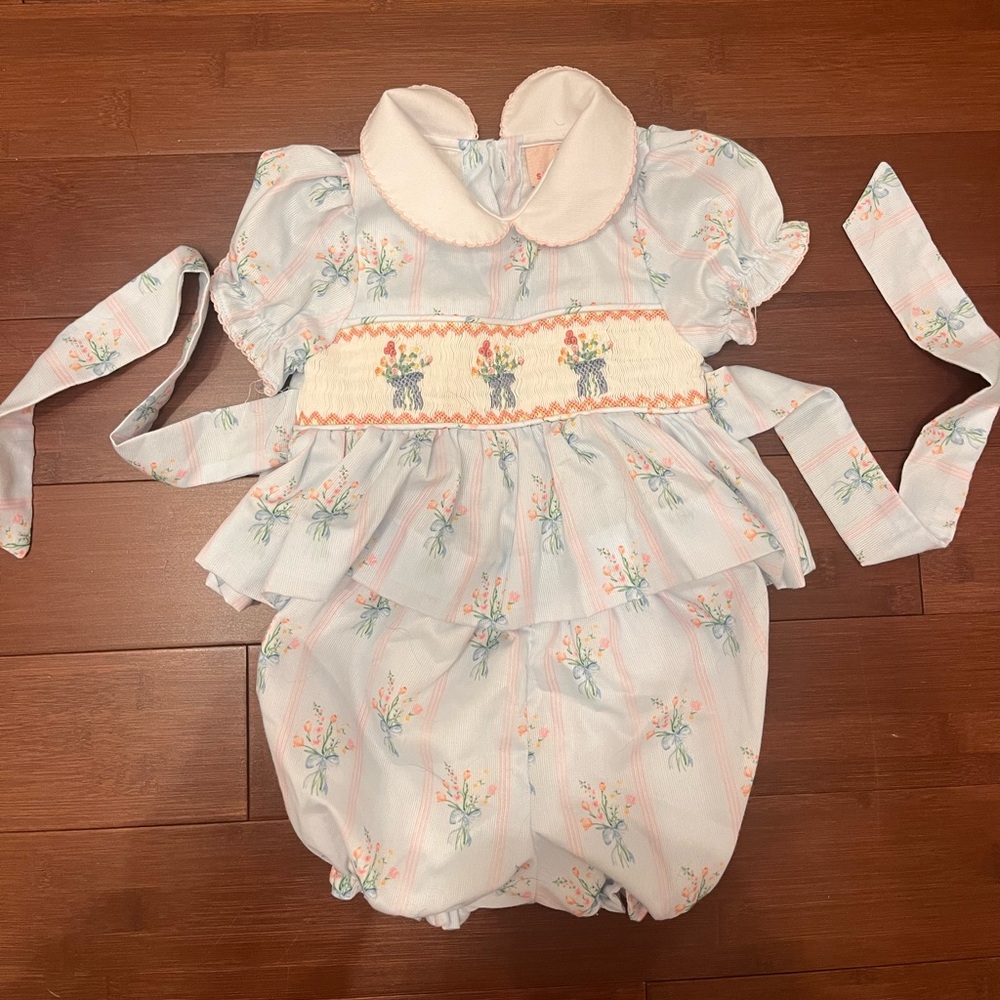 Baby girl Easter two piece set.